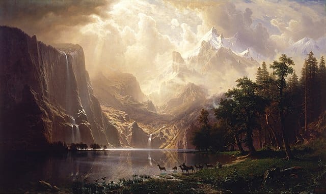 Bierstadt Among the Sierra Nevada