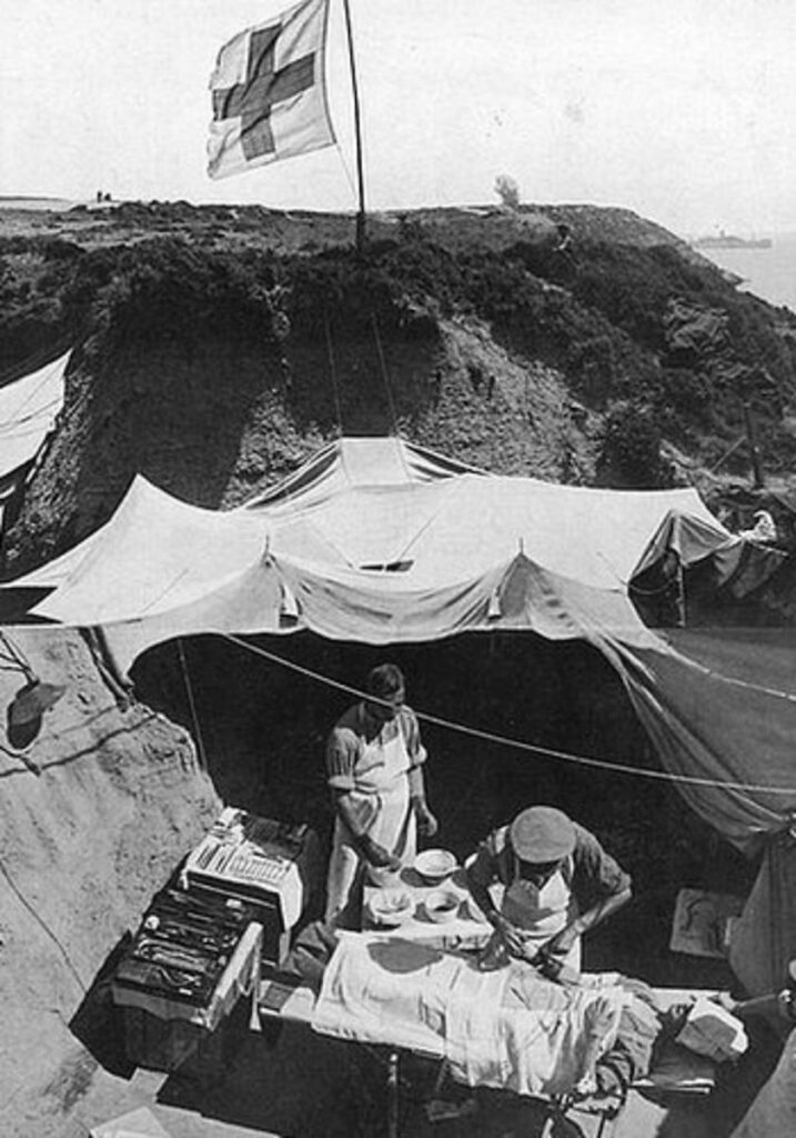 WWI Italian medical tent