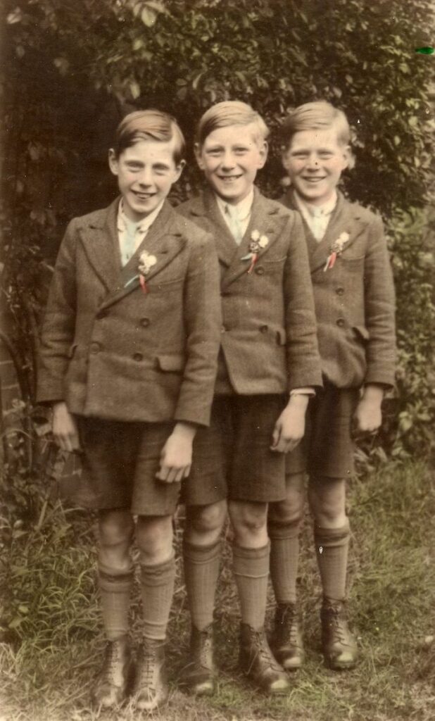 British schoolboys in uniform